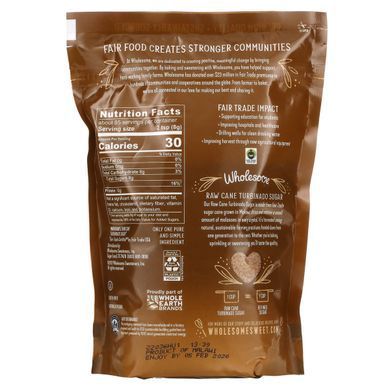Сырой тростниковый сахар, Wholesome Sweeteners, Inc., 24 унции (681 г) купить в Киеве и Украине