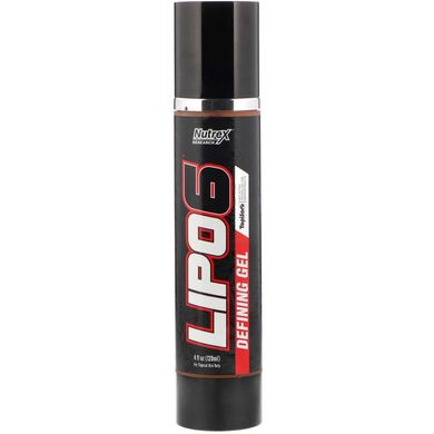 Lipo-6, гель-жироспалювач, Nutrex Research, 4 р унц (120 мл)
