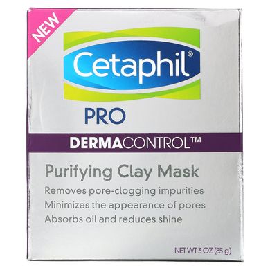 Cetaphil, Derma™ Control, Purifying Clay Beauty Mask, Fragrance Free, 3 oz (85 g)