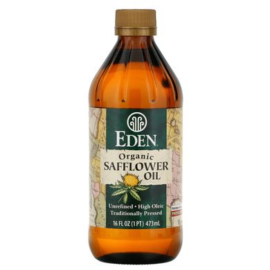 Cафлоровое масло органік нерафінована Eden Foods (Safflower Oil) 473 мл