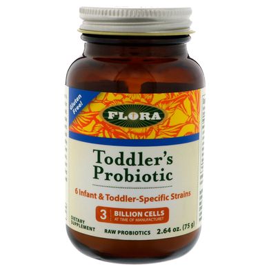 Пробіотики для дітей Flora (Toddlers Probiotic) 3 млрд КУО 75 г