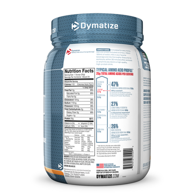 ISO100 Hydrolyzed, 100% ізолят сироваткового білка, апельсинова гвоздика, Dymatize Nutrition, 725 г