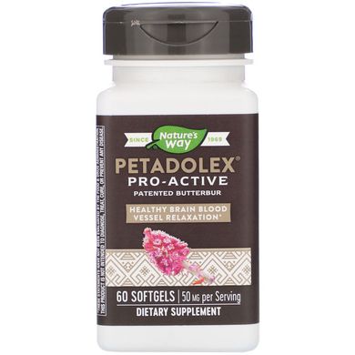 Екстракт кореня пурпурного білокопитника Enzymatic Therapy (PETADOLEX Pro-Active) 50 мг 60 капсул