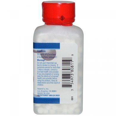 Silicea 6X, №12, Hylands, 500 tablets