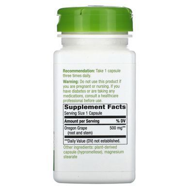 Root of Oregon grape, 500 mg, 90 vegetarian capsules