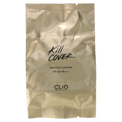 Clio, Kill Cover, набір подушечок для ампули, SPF 50+, PA+++, льон 03, 2 подушки, 0,52 унції (15 г) кожна