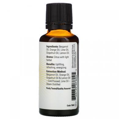 Смесь эфирных масел поднимающая настроение Now Foods (Cheer Up Buttercup! Oil Blend) 30 мл купить в Киеве и Украине
