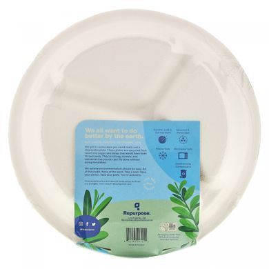 Сверхмощные 10-дюймовые секционные тарелки Repurpose (Heavy Duty 10" Sectional Plates) 20 шт купить в Киеве и Украине
