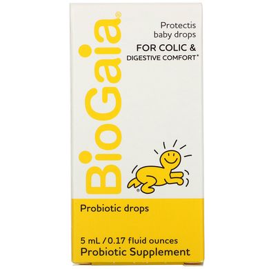 ProTectis, для малюків, здоров'я травної системи, пробіотична добавка, BioGaia, 0,17 р унц (5 мл)