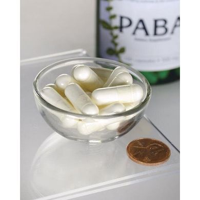Пара-аминобензойная кислота, PABA, Swanson, 500 мг, 120 капсул купить в Киеве и Украине
