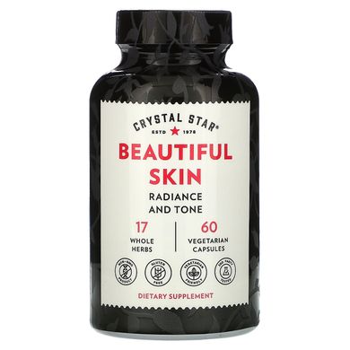 Beautiful Skin (красивая кожа), Crystal Star, 60 вегетарианских капсул купить в Киеве и Украине