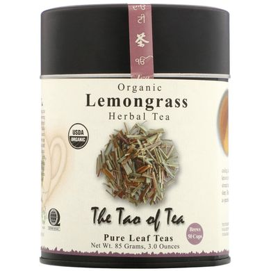 Органический травяной чай, лимонник, Organic Herbal Tea, Lemongrass, The Tao of Tea, 85 г купить в Киеве и Украине