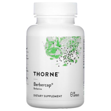 Берберін Thorne Research (Berbercap) 200 мг 60 капсул
