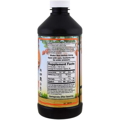 Рідкий вітамін С для дітей з натуральними цитрусовими ароматами, Liquid Vitamin C for Kids Natural Citrus Flavors, Dynamic Health Laboratories, 333 мг, 473 мл