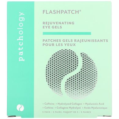 Омолаживающие гели для век FlashPatch, Rejuvenating Eye Gels, Patchology, 5 пар купить в Киеве и Украине