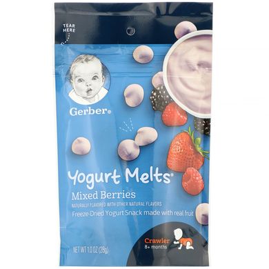 Живий йогурт з ягодами Gerber (Yogurt) 28 г