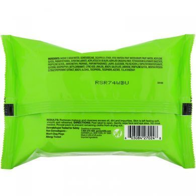 Refreshing cleansing wipes for makeup removal