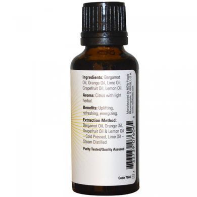 Смесь эфирных масел поднимающая настроение Now Foods (Cheer Up Buttercup! Oil Blend) 30 мл купить в Киеве и Украине