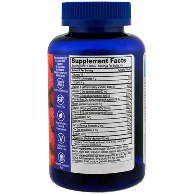 Vitamins for pregnant women with folic acid, berry flavor, 90 gummies