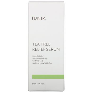iUNIK, Полегшуюча сироватка з чайним деревом, 1,71 рідкої унції (50 мл)
