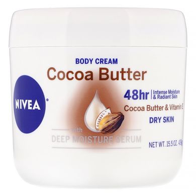 Крем для тіла, какао-Олія, Nivea, 439 г