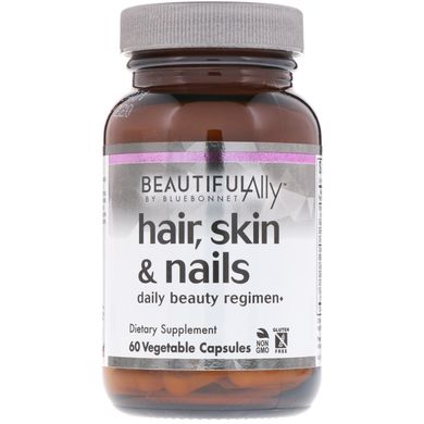 Комплекс для волос, кожи и ногтей Bluebonnet Nutrition (Beautiful Ally Hair Skin Nails) 60 капсул купить в Киеве и Украине