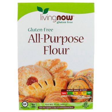Суміш для випікання без глютену Now Foods (All-Purpose Flour) 482 г