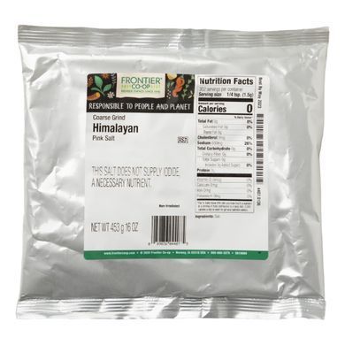 Himalayan Pink Salt Frontier Natural Products 453 g