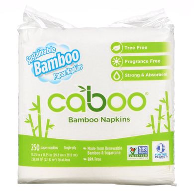 Caboo, Бамбукові серветки, 250 паперових серветок