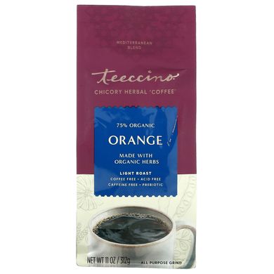Трав'яна альтернатива кави з цитрусовим ароматом без кофеїну Teeccino (Herbal Coffee) 312 г