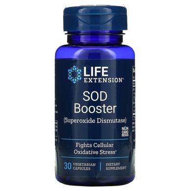 Супероксиддисмутаза Life Extension (SOD) 30 вегетаріанських капсул