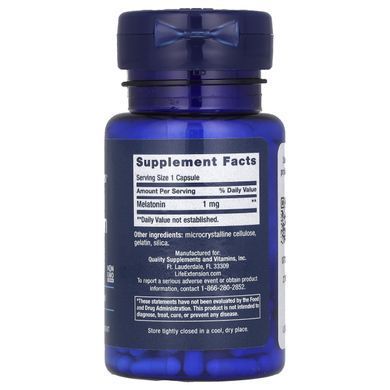 Melatonin Life Extension (Melatonin) 1 mg 60 capsules