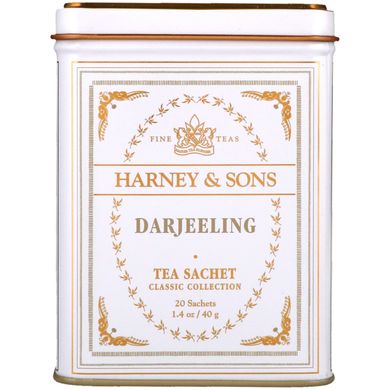 Дарджилинг, Harney & Sons, 20 чайных пакетиков, 1.4 унции (40 г) купить в Киеве и Украине