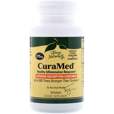 Куркумін EuroPharma, Terry Naturally (CuraMed) 375 мг 120 капсул