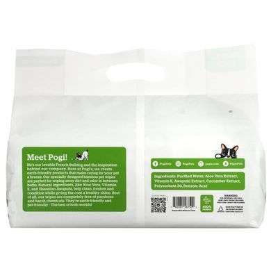Pogi's Pet Supplies, Grooming Wipes, Travel Pack, Fragrance Free, 6 Packs, 20 Fresh Wipes Each купить в Киеве и Украине