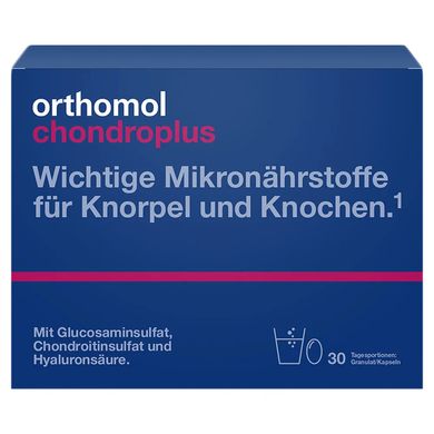 Orthomol Chondroplus, Ортомол Хондроплюс, 30 днів (порошок/капсули)