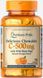 Жевательный витамин С с шиповником, Chewable Vitamin C- with Rose Hips, Puritan's Pride, 500 мг, 90 жевательных фото
