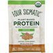 Протеїн на рослинній основі з суперпродуктом, арахісове масло, Plant-Based Protein with Superfoods, Peanut Butter, Four Sigmatic, 10 пакетів по 1,41 унції (40 г) кожен фото