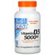 Витамин Д3, Vitamin D3, Doctor's Best, 125 мкг (5000 МЕ), 720 мягких таблеток фото
