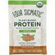 Протеїн на рослинній основі з суперпродуктом, арахісове масло, Plant-Based Protein with Superfoods, Peanut Butter, Four Sigmatic, 10 пакетів по 1,41 унції (40 г) кожен фото