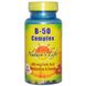 Комплекс витаминов В-50 Nature's Life (B-50 Complex) 100 таблеток фото