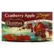 Травяной чай без кофеина c клюквенно-яблочным вкусом, Celestial Seasonings, 20 чайных пакетиков, 1.5 унции (42 г) фото