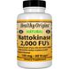 Наттокиназа, Nattokinase, Healthy Origins, 100 мг, 60 капсул фото