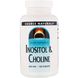 Инозитол и холин, Inositol & Choline, Source Naturals, 800 мг, 100 таблеток фото