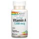 Сухой витамин А, Dry Form Vitamin A, Solaray, 25000 МЕ, 60 вегетарианских капсул фото