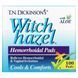 T.N. Dickinson, Witch Hazel Hemorrhoidal Pads with Aloe, Dickinson Brands, 100 count.