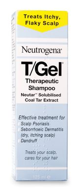 Терапевтичний шампунь від псоріазу шкіри голови Неутрогена Neutrogena (Therapeutic Shampoo T/Gel) 125 мл