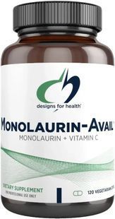 Поддержка иммунитета Монолаурин Designs for Health (Monolaurin-Avail) 120 капсул купить в Киеве и Украине