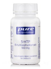 Гидрокситриптофан Pure Encapsulations (5-HTP Hydroxytryptophan) 100 мг 60 капсул купить в Киеве и Украине