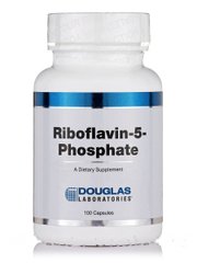 Рибофлавин фосфат Douglas Laboratories (Riboflavin-5-Phosphate) 100 капсул купить в Киеве и Украине